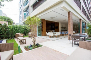Estanconfor Praia Santos AC garagem sacada fechada
